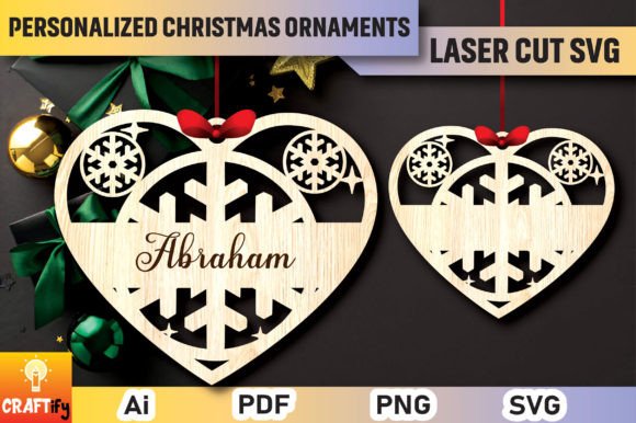 Download Personalized Christmas Ornaments SVG - Christmas ornaments Collection