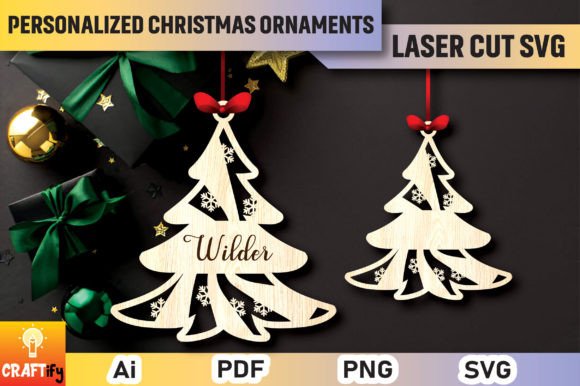 Download Personalized Christmas Ornaments SVG - Christmas ornaments Collection