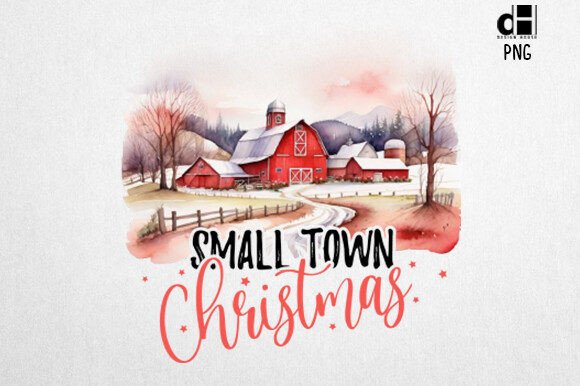 Download Vintage Christmas Farm Sublimation PNG - Premium Resources