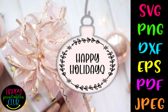 Download Christmas Round Ornaments SVG- Holidays - Christmas round ornaments svg Collection