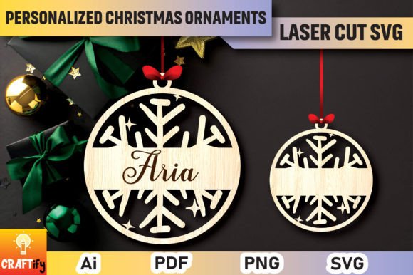 Download Personalized Christmas Ornaments SVG - Christmas ornaments Collection