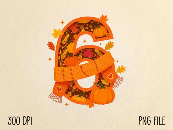 Download Funny Six Seven Meme Autumn Number 6 PNG - Premium Resources