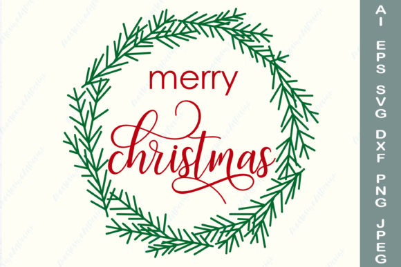 Download Merry Christmas Circle Ornaments Svg - Premium Resources
