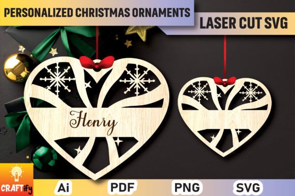 Download Personalized Christmas Ornaments SVG - Christmas ornaments Collection