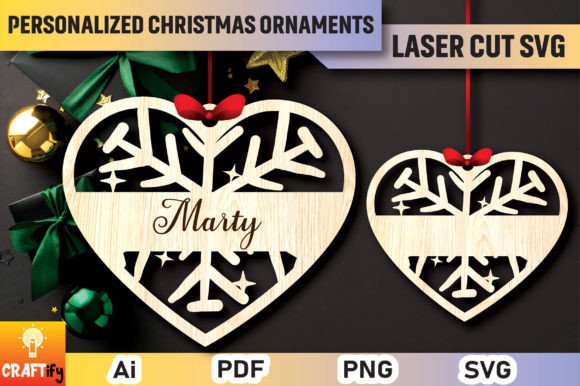 Download Personalized Christmas Ornaments SVG - Christmas ornaments Collection